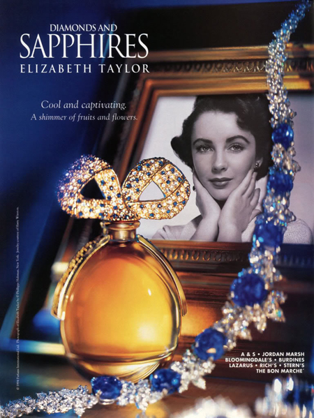 Diamonds and Sapphires SET, Elizabeth Taylor parfem