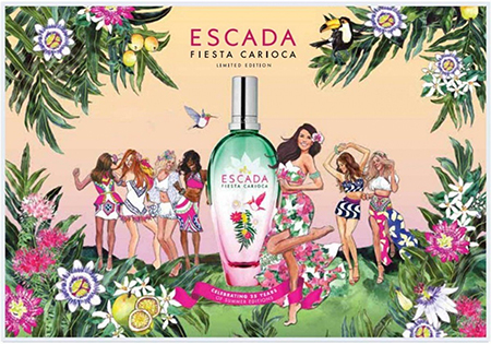 Fiesta Carioca tester, Escada parfem