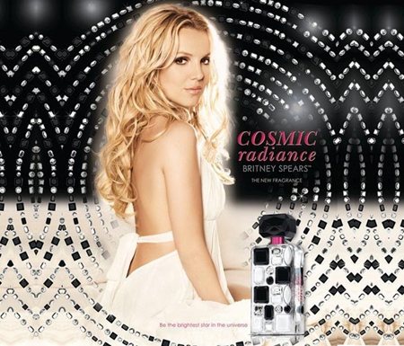 Cosmic Radiance tester, Britney Spears parfem